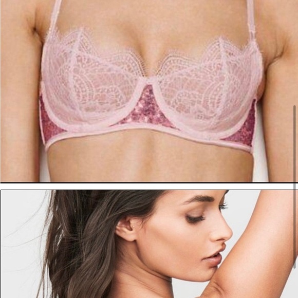 New Victoria Secret lace sequins Bra - Picture 3 of 5